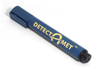 Detectable Permanent Marker Non Retractable Black Chisel Tip