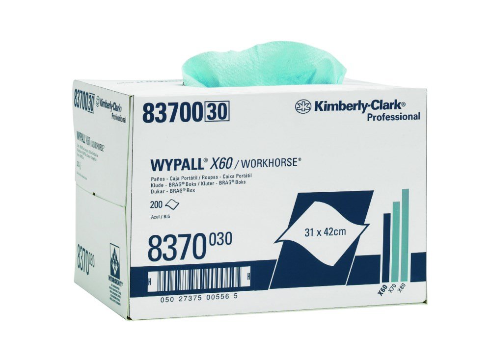 KC Wypall® X60 Cleaning Cloths with Brag Box