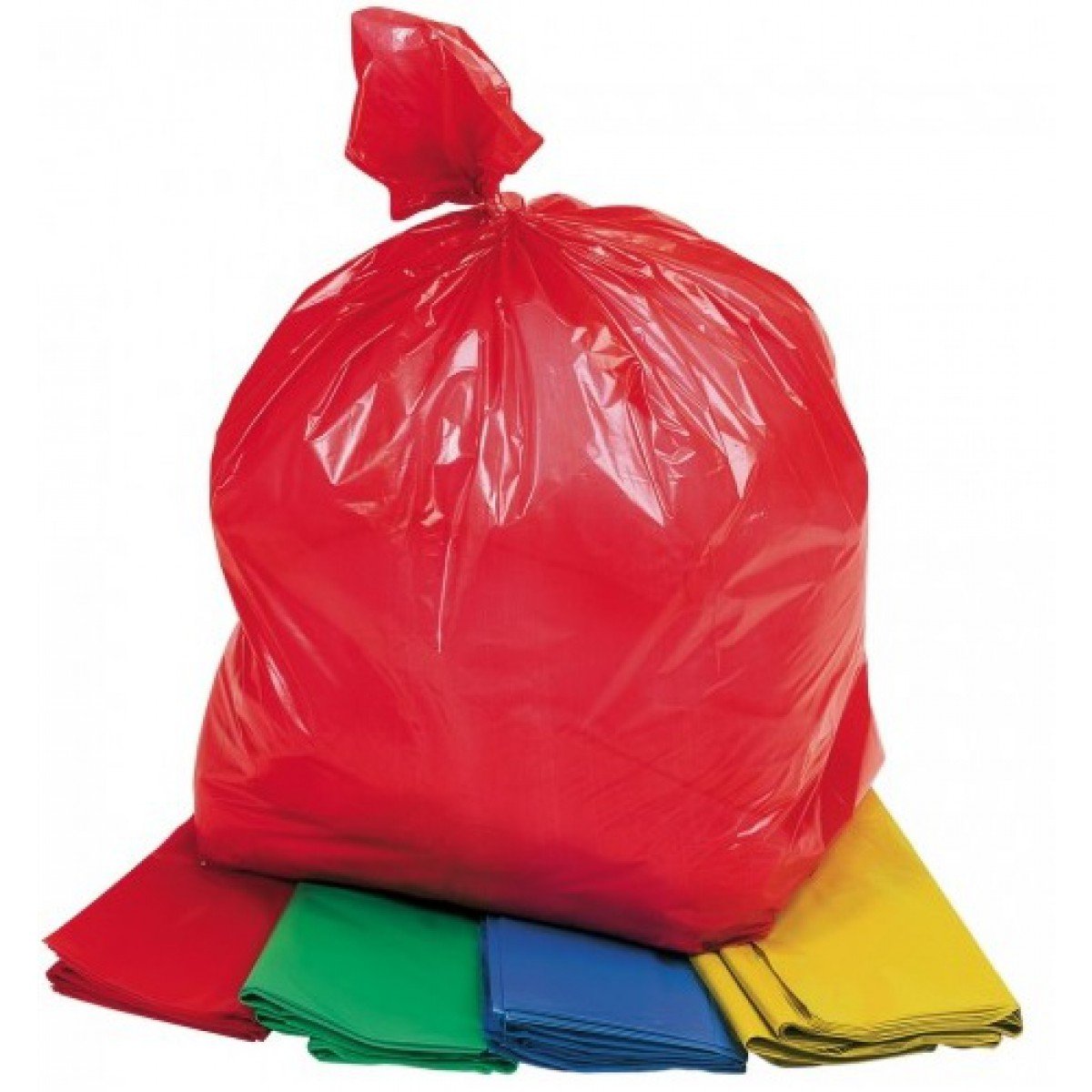 30mu Red Tint Recycled Compacter Sack