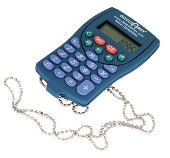 Detectable Calculator with Safety Chain