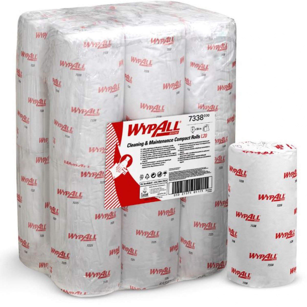KC Wypall Cleaning & Maintenance Compact Rolls