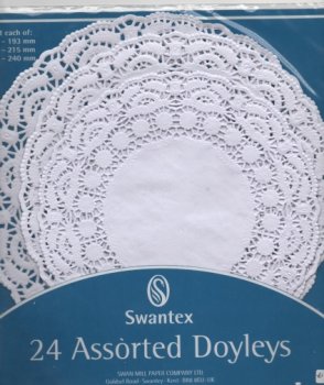 Round Paper Doyleys