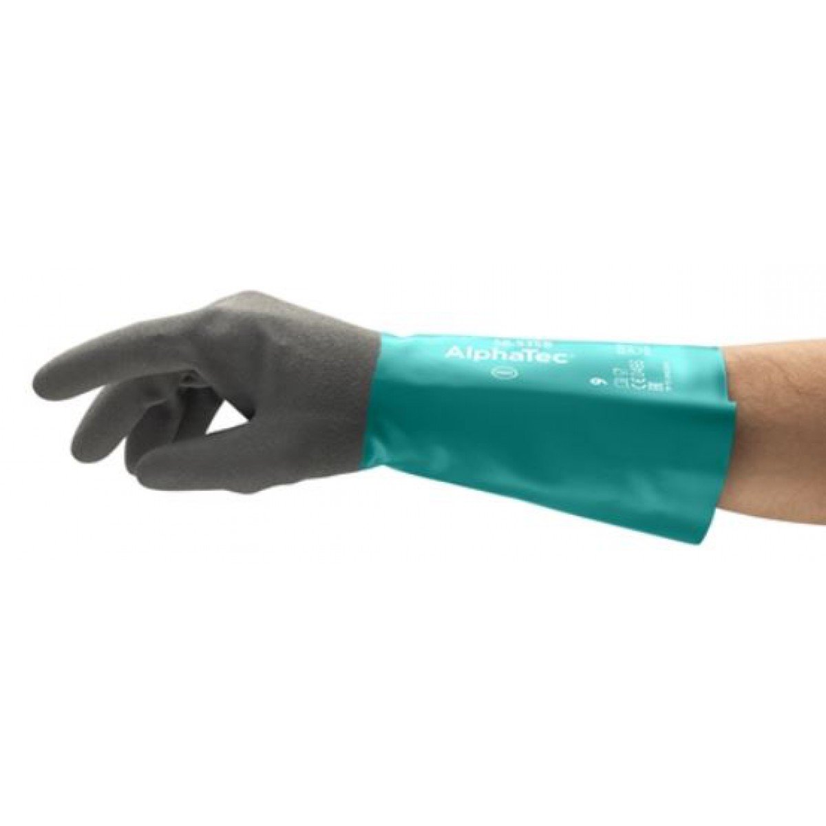 Ansell AlphaTec Chemical Gloves with extended Cuff